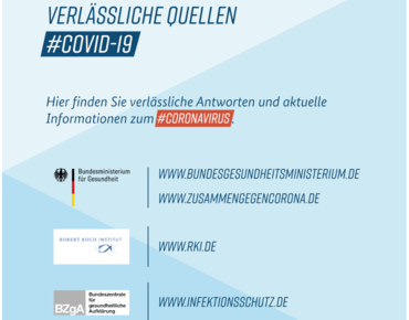 Verlässliche Quellen im Thema Covid-19
