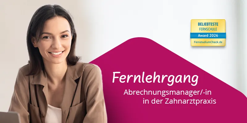 Header Abrechnungsmanagerin Zahnarzt Header Abrechnungsmanagerin Zahnarzt