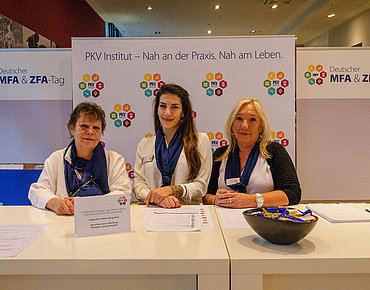 Anmeldung bei Thea, Sara und Karin
