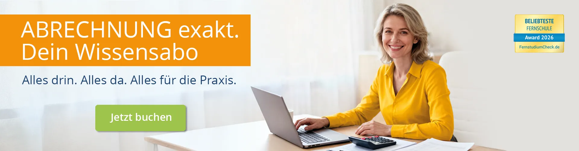 ABRECHNUNG exakt. Dein Wissensabo ABRECHNUNG exakt. Dein Wissensabo