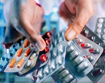 Blisterpackungen mit Schmerzmitteln