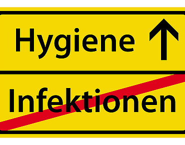Hygiene fängt an, Infektion endet.
