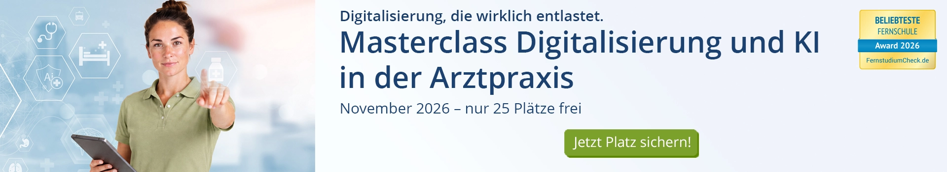 Masterclass Digitalisierung und KI in der Arztpraxis Masterclass Digitalisierung und KI in der Arztpraxis