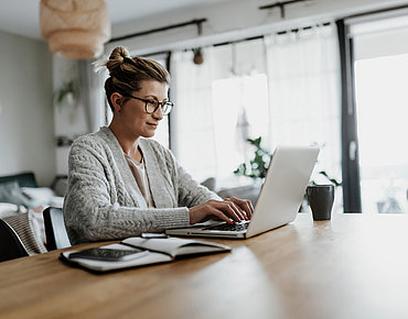 ZFA arbeitet im Homeoffice