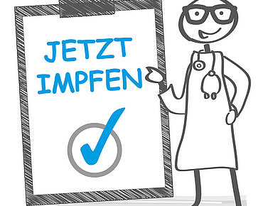 Jetzt Impfen Zeichnung