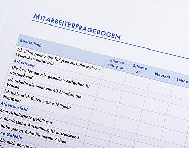 Mitarbeiterfragebogen