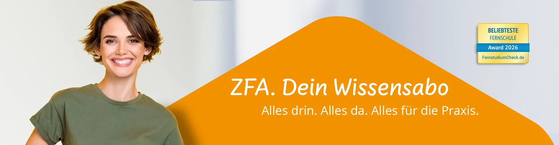 Header ZFA. Dein Wissensabo