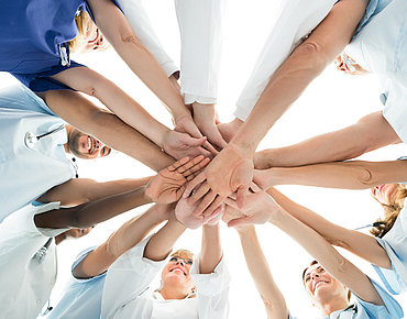 Praxis Team Handshake