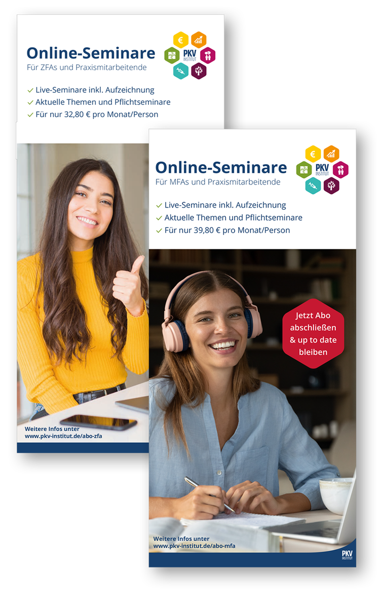 Flyer Online-Seminare