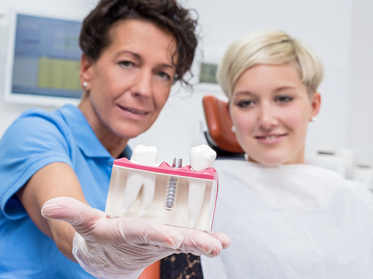 ZFA mit Patientin