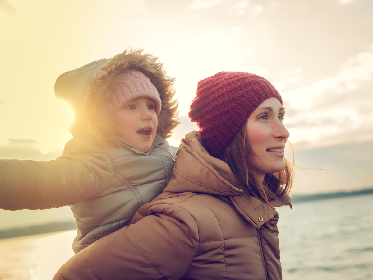 Frau mit Kind Frau mit Kind