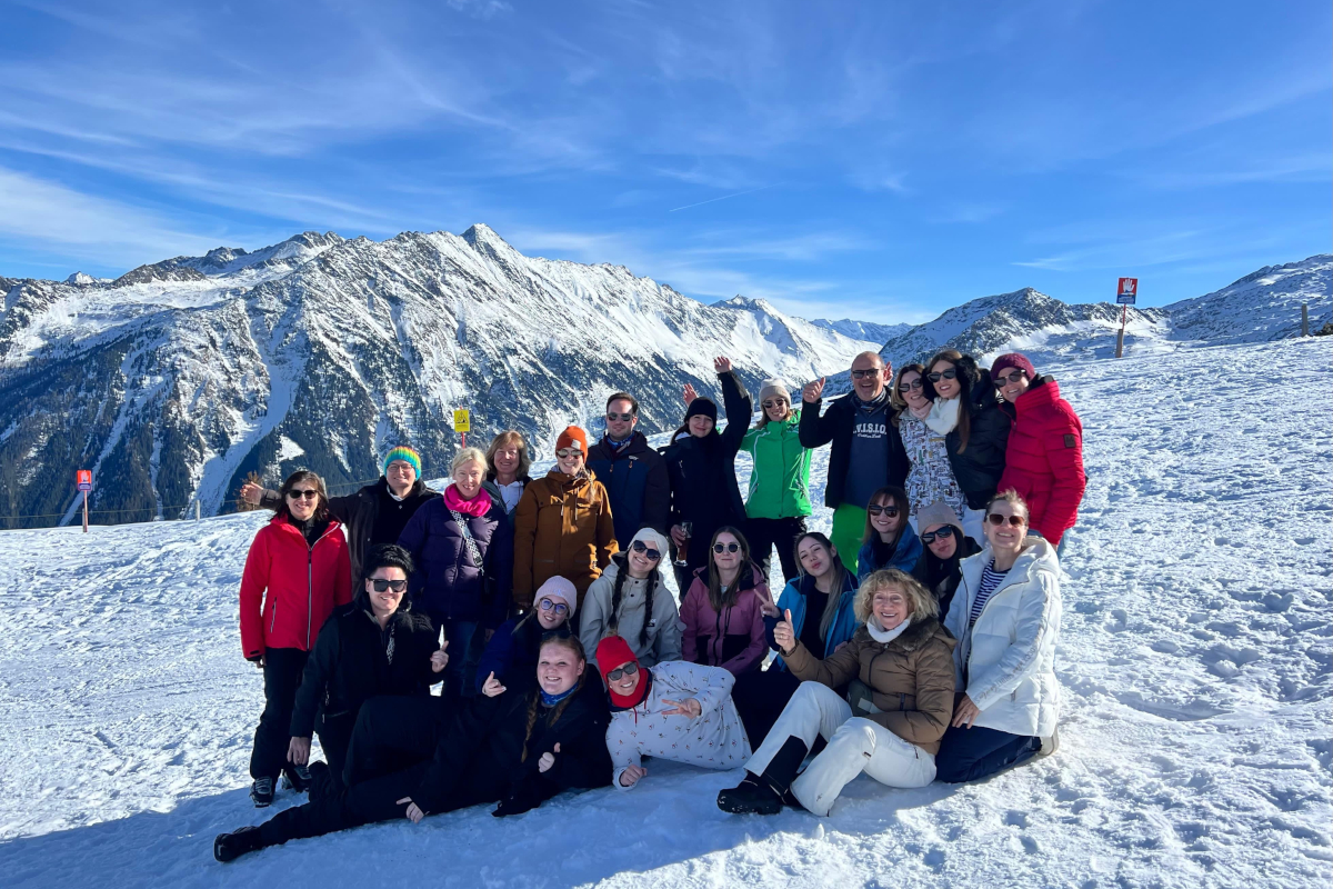 Gemeinsamer Ausflug in den Schnee