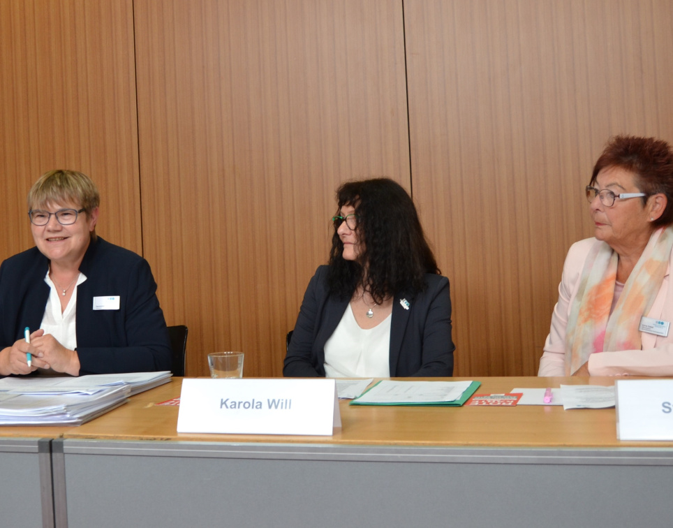 Hannelore König, Karola Will und Sylvia Gabel