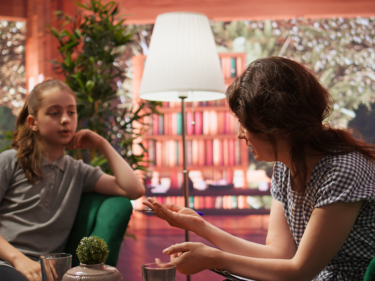 Kind bei der Psychotherapie