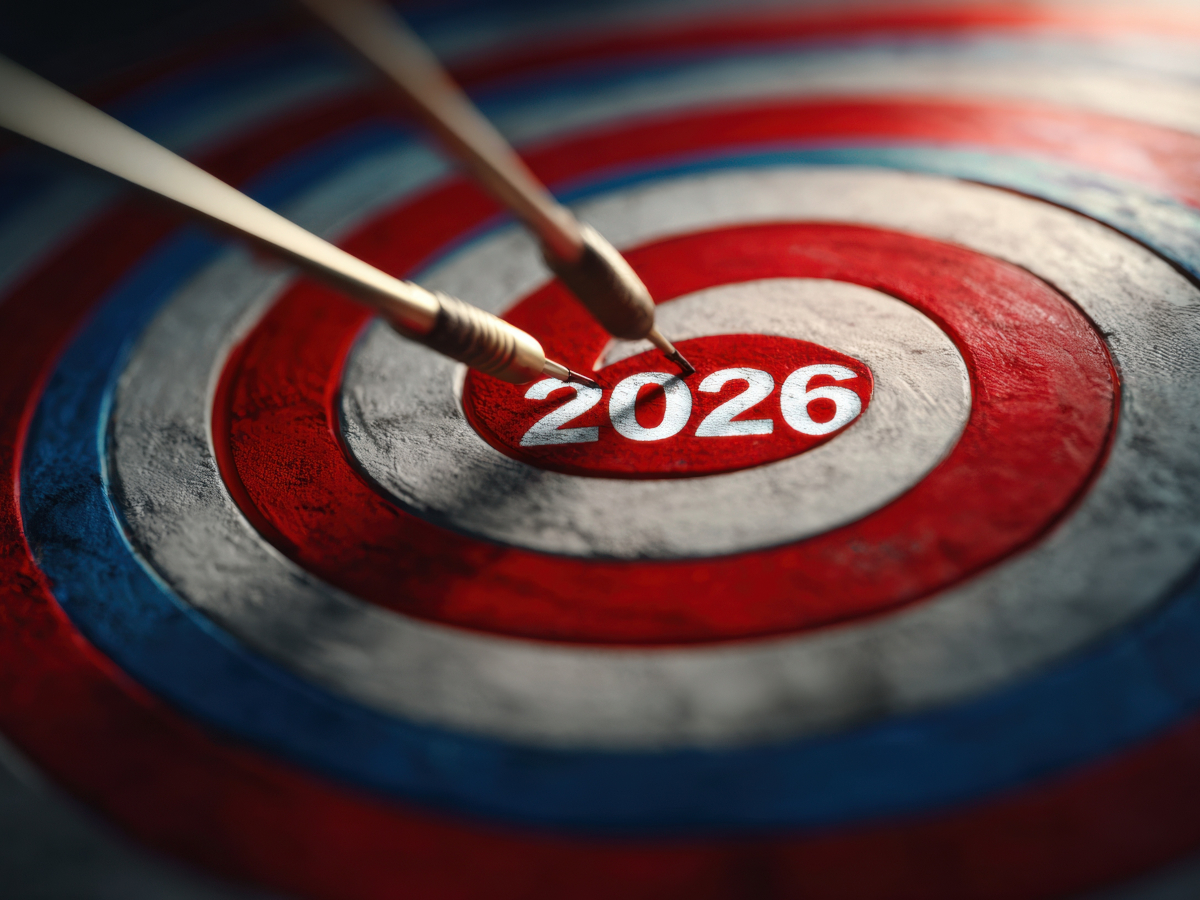 Zeilscheibe mit Aufschrift 2026