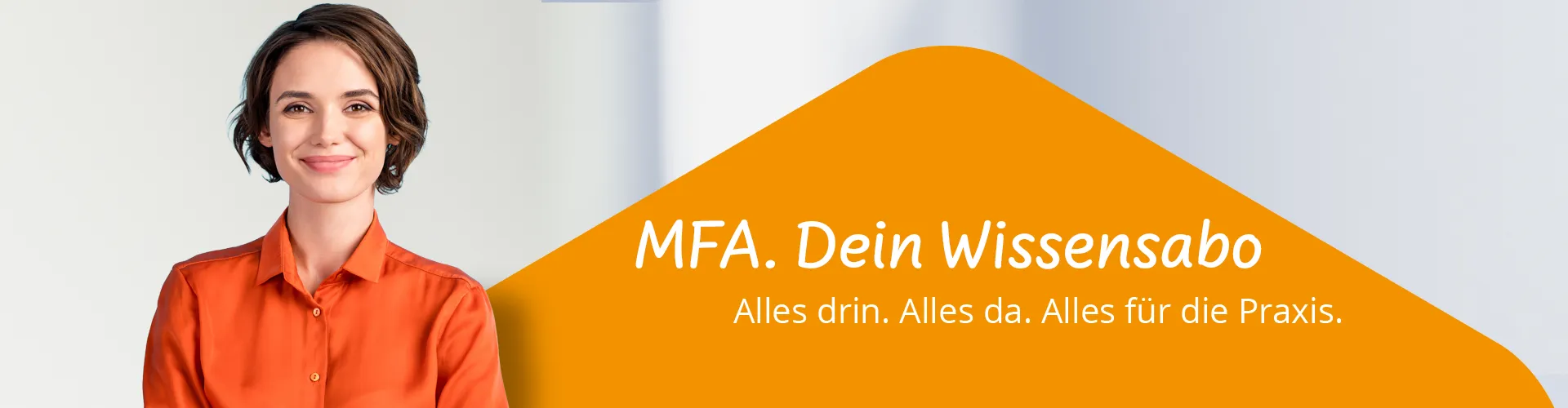 Header MFA. Dein Wissensabo