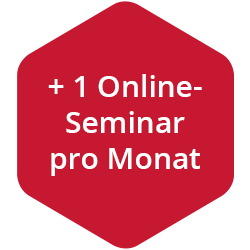 +1 Online-Seminar pro Monat icon