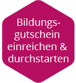 Bildungsgutschein einreichen Logo