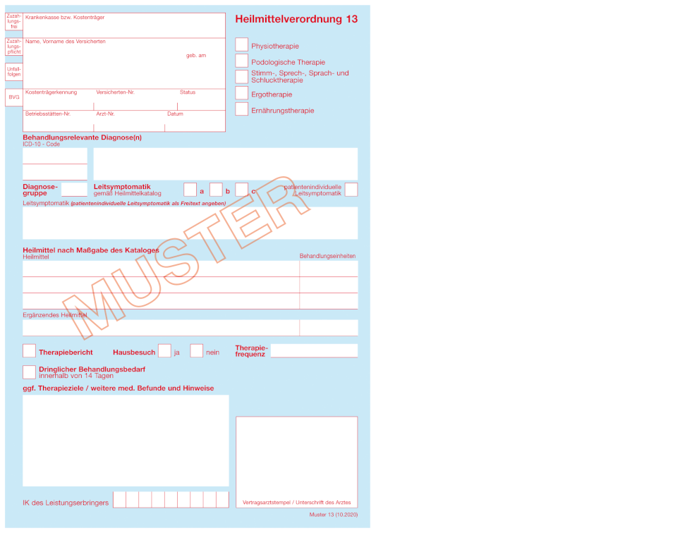 Muster Heilmittelsverordnung 